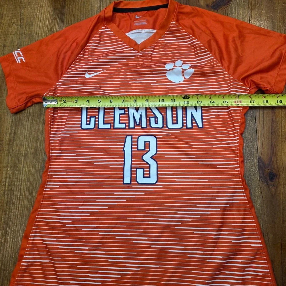 Clemson Tigers Lady‎ Soccer Jersey Orange Team Issued - M - READ